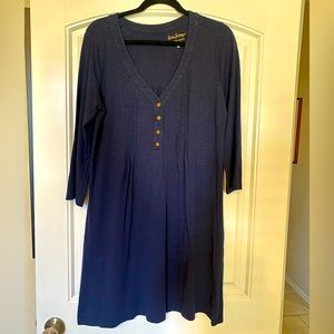 Lilly Pulitzer Amberly Swing Dress Large Navy